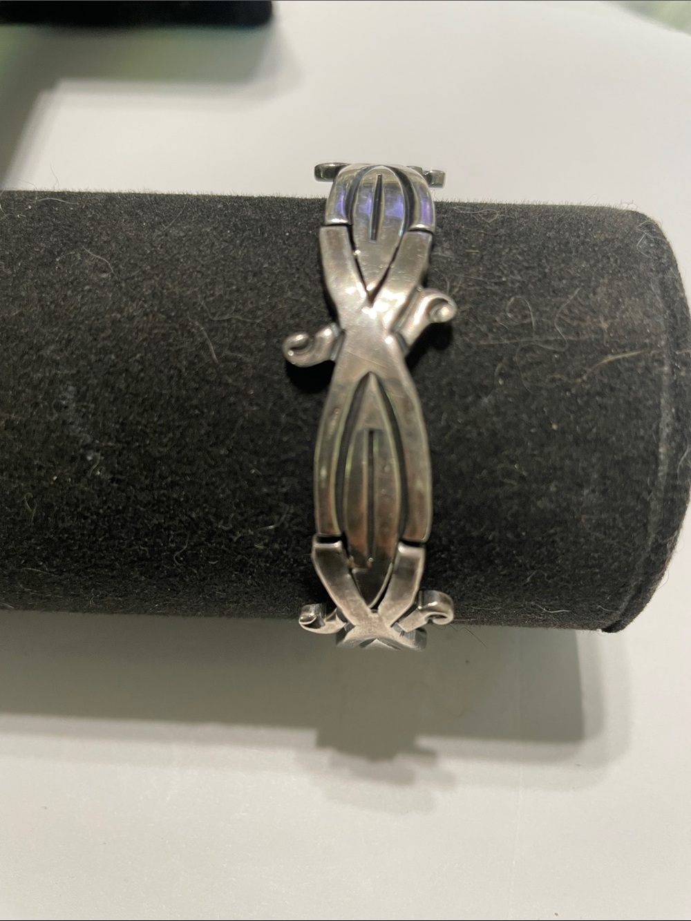 VintageIJE TAXCO Sterling Silver Link Bracelet, made in Mexico.8/21/6. eBay:$200